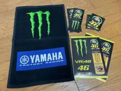 モンスターエナジー/ヤマハ【 V・ロッシVR46非売品ステッカーu0026タオル】#46