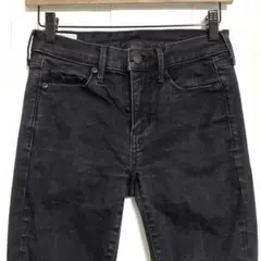 Gap ギャップ　スキニー ストレッチ ブラックデニム　黒　25インチ