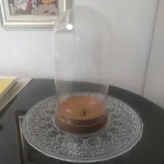 ガラスドーム 置物＆ケーキスタンド