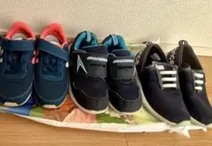 New Balance ・瞬足　3足セット（19、19.5センチ）