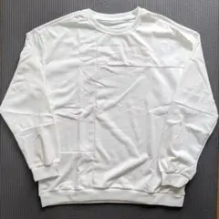 シンプルなデザイン⭐️長袖シャツ ホワイト XL