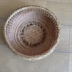 神奈川県の天然竹 鉄線編み　かご