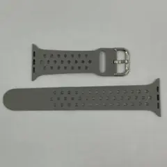 Apple Watch 42/44mm シリコンバンド ライトグレー
