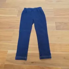 ネイビー ストレッチパンツ ポケット付き