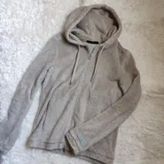 タトラス Cotton Pile Parka ジップアップパーカー ベージュ L