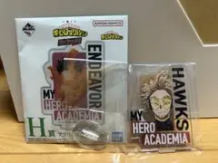 僕のヒーローアカデミア　一番くじ　H賞　アクリルスタンド　ホークス