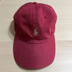 POLO ラルフローレン赤色 キャップ