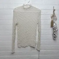 GRL 新品タグ付き 長袖 シアートップス