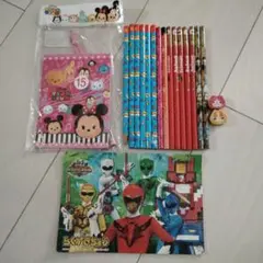 ディズニー、ジュウオウジャー文房具セット