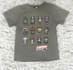 【バンダイ】仮面ライダー Tシャツ キッズサイズ グレー　120