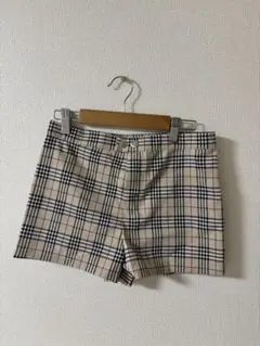 【韓国】party ハーフパンツ　ショートパンツ　M チェック　美品
