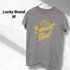 Lucky Brand Sunset Blvd グレーのTシャツ M 美品