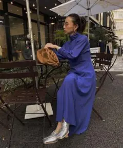 Ameri VINTAGE カラフルエレガントドレス シフォンドレス