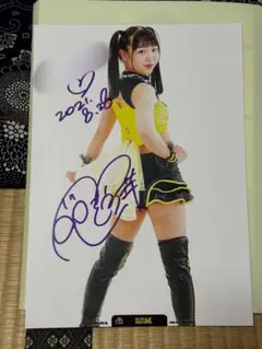 ※個人名宛名記載有 東京女子プロレス 鈴芽選手 ポートレート