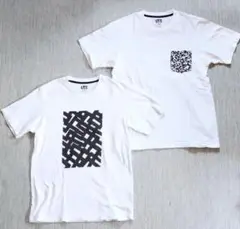 【UNIQLO(ユニクロ)】UT2枚セット　スーパージオメトリックグラフィックT