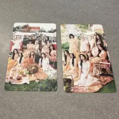 TWICE #TWICE5 通常盤 トレカ オール 全員 2枚 セット