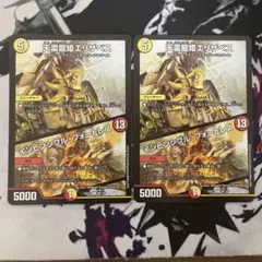 天雷龍姫エリザベス/インビンシブルフォートレス　2枚