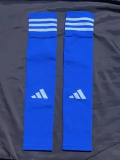 adidas カーフソックス ブルー Mサイズ