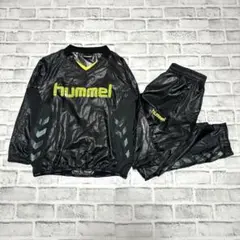【ヒュンメル】ピステ上下 セットアップ ジュニア130cm レディース 黒