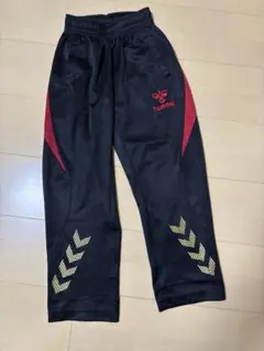 hummel ジャージパンツ 黒/赤120cm