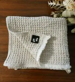 新品/ハンドメイド ✰⋆*☽ワッフルリネンのキッチンクロス /大きめ１枚