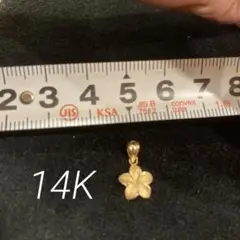 14K ブルメリアペンダントヘッド