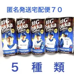 BIG Pokka Coffee 5缶セット Fighters 新庄監督缶