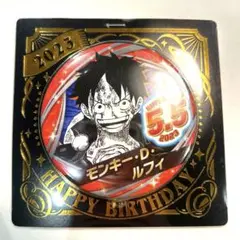 ワンピース ONEPIECE バースデイ缶バッジ 2023 ルフィ