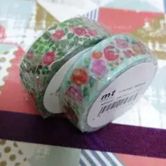 mt 花柄・葉柄 マスキングテープ 2個セット