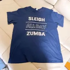 ZUMBA Tシャツ XL/XXL ネイビー　美品　正規品 JWI