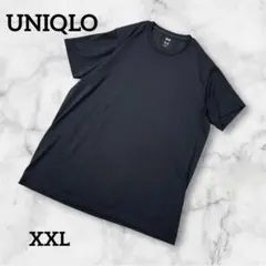 UNIQLO ユニクロ 通気性メッシュTシャツ 黒 DRY EX XXLサイズ