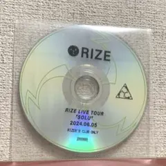 THE BONEZ RIZE LIVE Tour SOLU 非売品DVD RIZE LIVE TOUR 