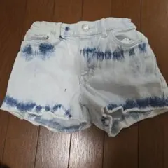 GAP DENIM 半ズボン ホワイト/ブルー