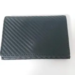 P940　LUCKYSGY　カーボンファイバー コインケース ブラック