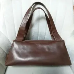 B stuff 5711 ブラウン レザー ハンドバッグ 完売品