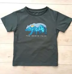 【未使用】ノースフェイス　キッズ　Tシャツ　120　カーキ