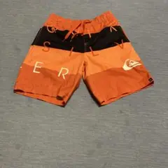 Quiksilver サーフパンツ オレンジ・黒