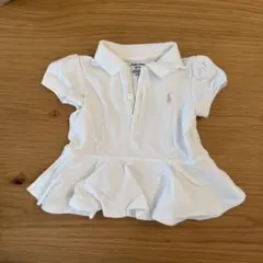 Ralph Lauren ホワイト ポロシャツ 70cm 6M