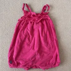 【美品】Ralph Lauren ピンクロンパース 6M
