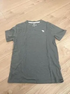abercrombie kids グレー Vネック Tシャツ 9/10