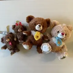 ユニベアシティ モン、ブラン　モカ、プリン　キーチェーン　まとめ売り