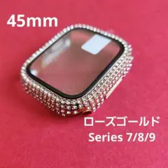 【45ｍｍ】Apple Watchカバー　ローズゴールド　アップルウォッチ