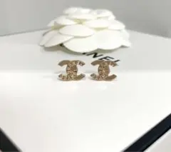 ヴィンテージボタン シャネル ピアス ミニ