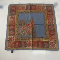 ETRO ペイズリー柄 シルクスカーフ　専用紙袋付　未使用　自宅保管品