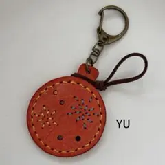 レザー　水風船（ヨーヨー）　キーホルダー