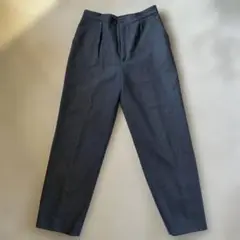 micmac✨️PARIS✨️ウール100% スラックスパンツ レディース ネイビー