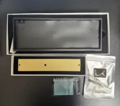 Tofu60 Redux Case black+専用Brass Weight