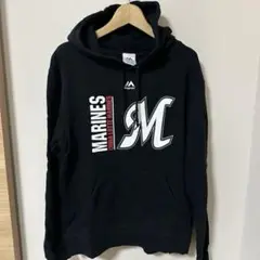 千葉ロッテマリーンズ　マジェスティック　パーカー