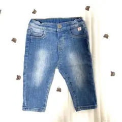 H&M ウォッシュ加工ストレッチデニム
