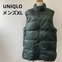 UNIQLOウルトラライトダウンベストグリーン メンズXL